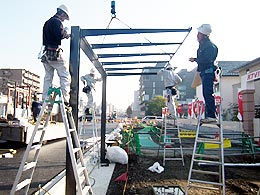 京都市バス停留所設置